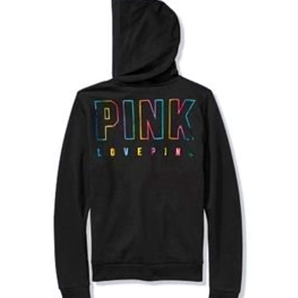 NEW VS PINK FULL ZIP HOODIE